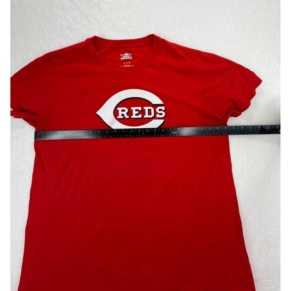 MLB Cincinnati Reds Mens XL Red Short Sleeve Graphic T-Shirt Genuine Merchandise - Picture 6 of 8
